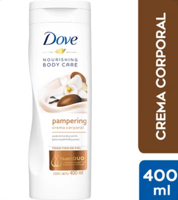Crema corporal Dove pampering
